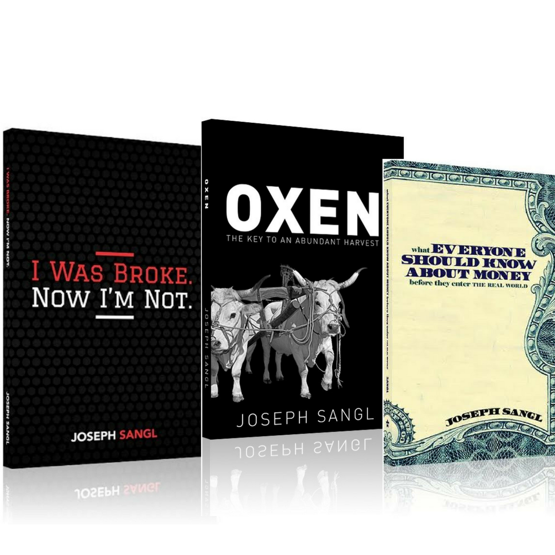 3 Book Bundle: I Was Broke. Now I'm Not., Oxen, and What Everyone Should Know About Money
